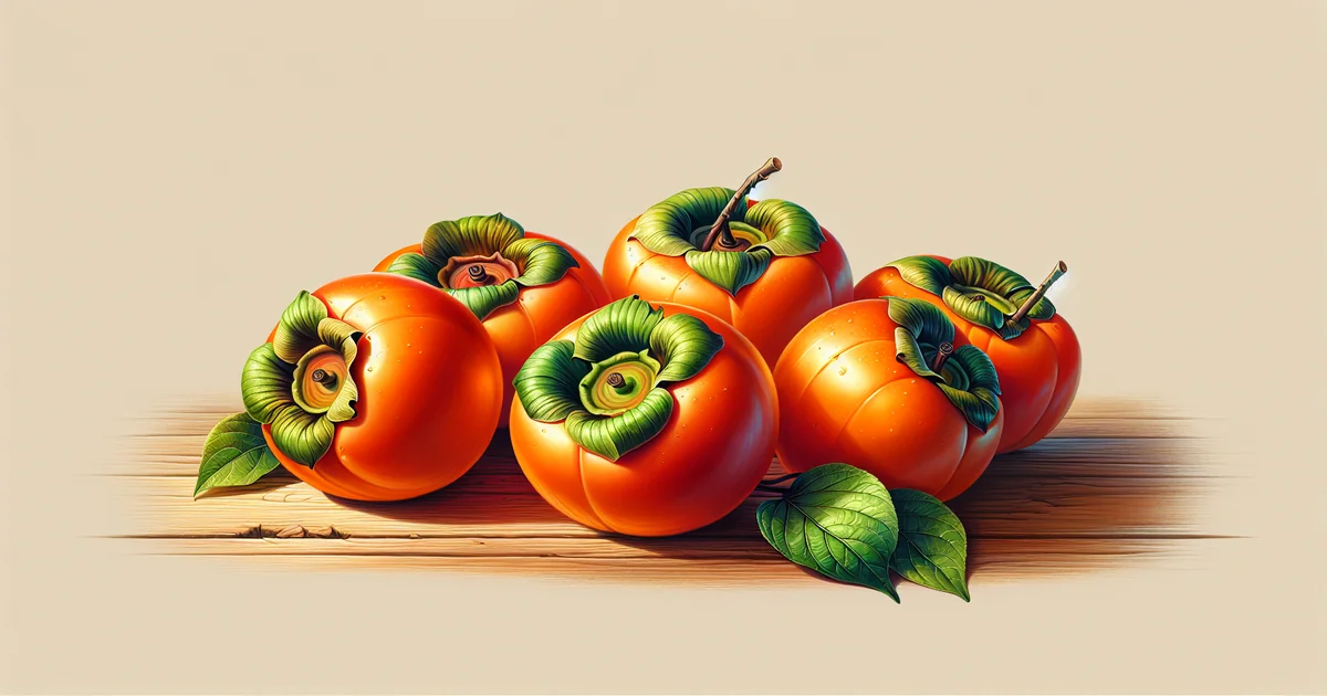 persimmons